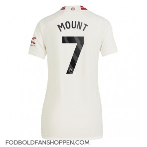 Manchester United Mason Mount #7 Tredjetrøje Dame 2023-24 Kortærmet